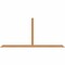 Ekena Millwork Portland Timber Gable Bracket, Western Red Cedar, 96"W x 44"H x 1 1/2"D x 3 1/2"F, 11/12 Pitch GBW096X44X0204POR00SWR - alternate 1